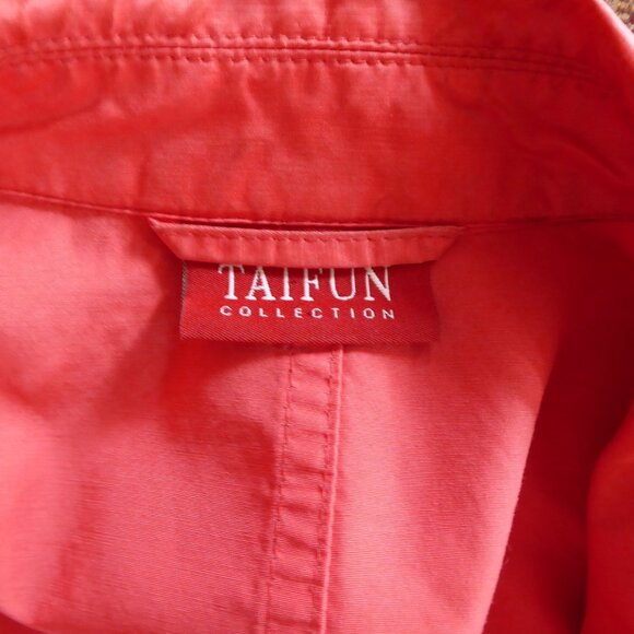 Glowing Coral TAIFUN Collection Jacket Size 12 or Large - Picture 5 of 6
